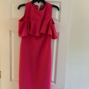 Cold shoulder pink dress - never worn
